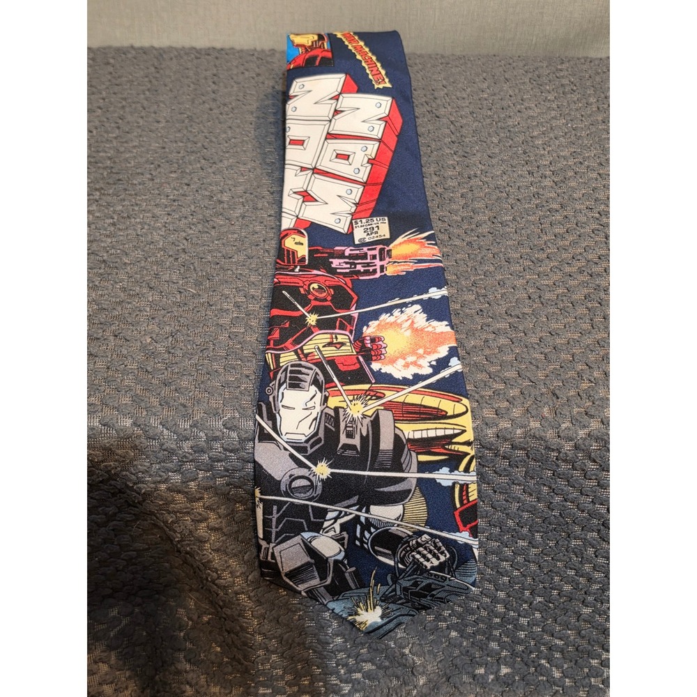 Marvel Comics Iron Man War Machine Silk Tie Esquire Neckwear Graphic Print
